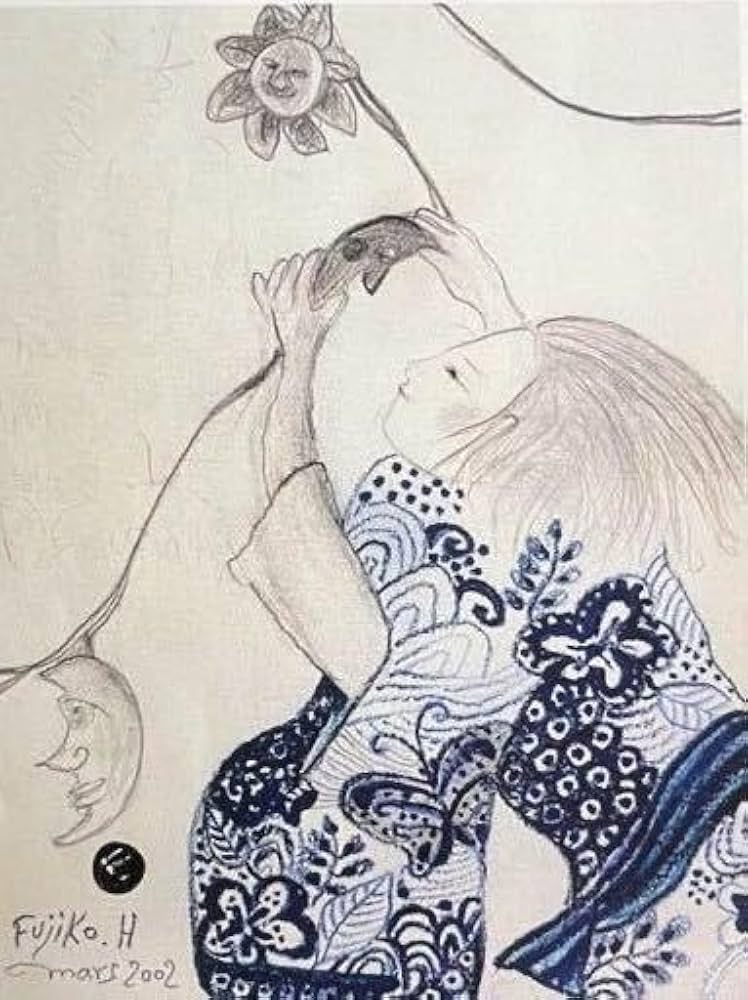 Amazon.co.jp: フジ子ヘミング 絵柄22種展開「夏の夕」印刷物 絵