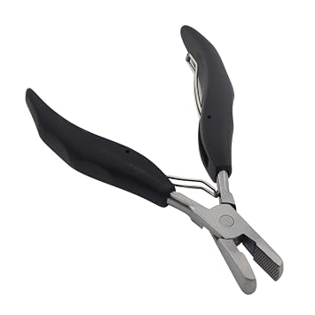 Fusion Hair Extension Crusher Hair Extension Remove Tool for Keratin Hair Extensions Microlink Beads Tool