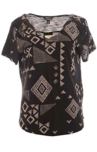 Lucky Brand Women's Gia Patchwork Top