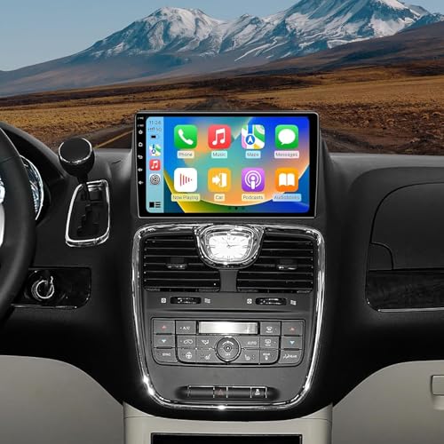 (4GB+32GB) Car Stereo Upgrade Radio for Dodge Grand Caravan 2011-2020 Chrysler Town & Country 2012-2016,Android 13 Radio with Wireless Carplay Android Auto Support FM RSD, 5G WiFi