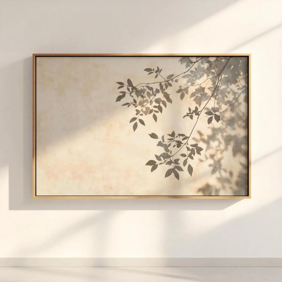 Toile botanique moderne salon affiche bouleau nature Rumlly 60x80