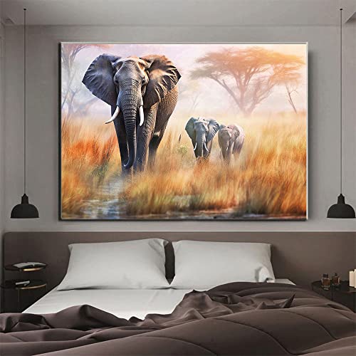 Tableau decoration murale salon moderne sur toile poster coloré
