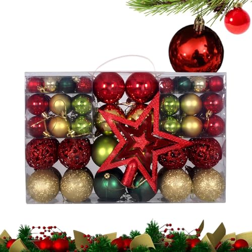 Boules de Noël scintillantes YRYRYW : ornements de qualité pour fêtes de fin d'année