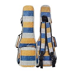 Glenmi Tricolor Stripes Ukulélé Housse de protection pour ukulélé Sopran Konzert Tenor Ukulélé 21 » 23 » 26… - Les Beatles, Paul McCartney, John Lennon, RIngo Starr, George Harrison