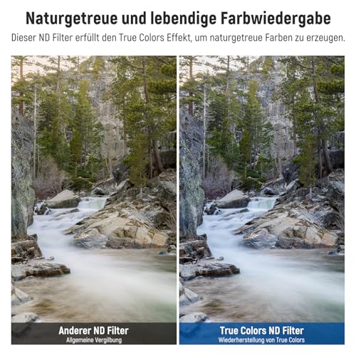 NEEWER 58mm True Colors Hard Stop Variabler ND Filter ND2-32 (1-5 Blendenstufen) Begrenzter Graufilter Zubehör… – Ansicht 4