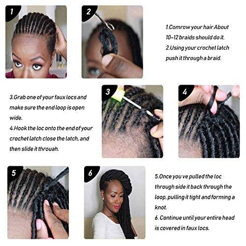 Crochet Braids Twist Hair Goddess Faux Locs Curly