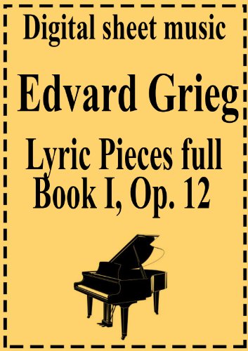 Image of Lyric pieces - Complete Book I, Op. 12 (Edvard Grieg Lyric pieces 1)