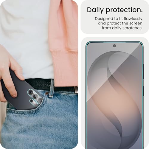Image of FIRST MART Tempered Glass for Samsung Galaxy S26 Ultra with Clear Camera Lens Protector & Installation Kit | HD Clear, Edge-to-Edge, Scratch Resistant, Case-Friendly | Pack of 1