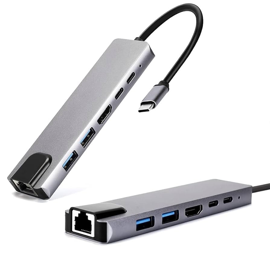 Amazon | USB C ハブ 6-in-1 HDMI Type-C アダプタ「4K@30Hz
