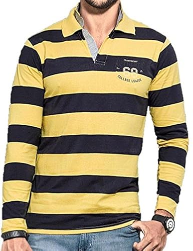 Full Sleeve Cotton Tshirt Yellow 
