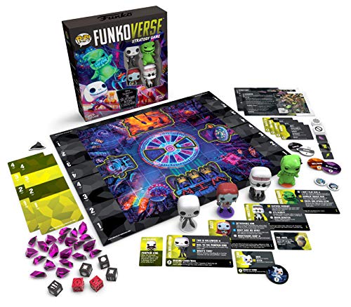Funko Games Board 0-Base The Nightmare Before Christmas Funkoverse - Tnbc - Light Strategy Board Game For Children & Adults (Ages 10+) - 2-4 Players - Collectible Vinyl Figure - Gift Idea #TOP2