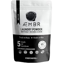 Luxury Laundry Powder | Clean Natural Non-Toxic Healthy Laundry Detergent | Made in USA with Natural Ingredients | Aristocrat Scent Patchouli & Musk