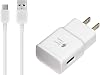 OEM Adaptive Fast Charger Works for LG UK750 15W with Certified USB Type-C Data and Charging Cable. White 3.3FT 1M Cable