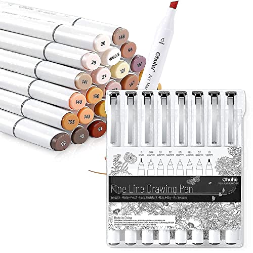 Buy Skin tone ohuhu markers In Pakistan Skin tone ohuhu markers Price