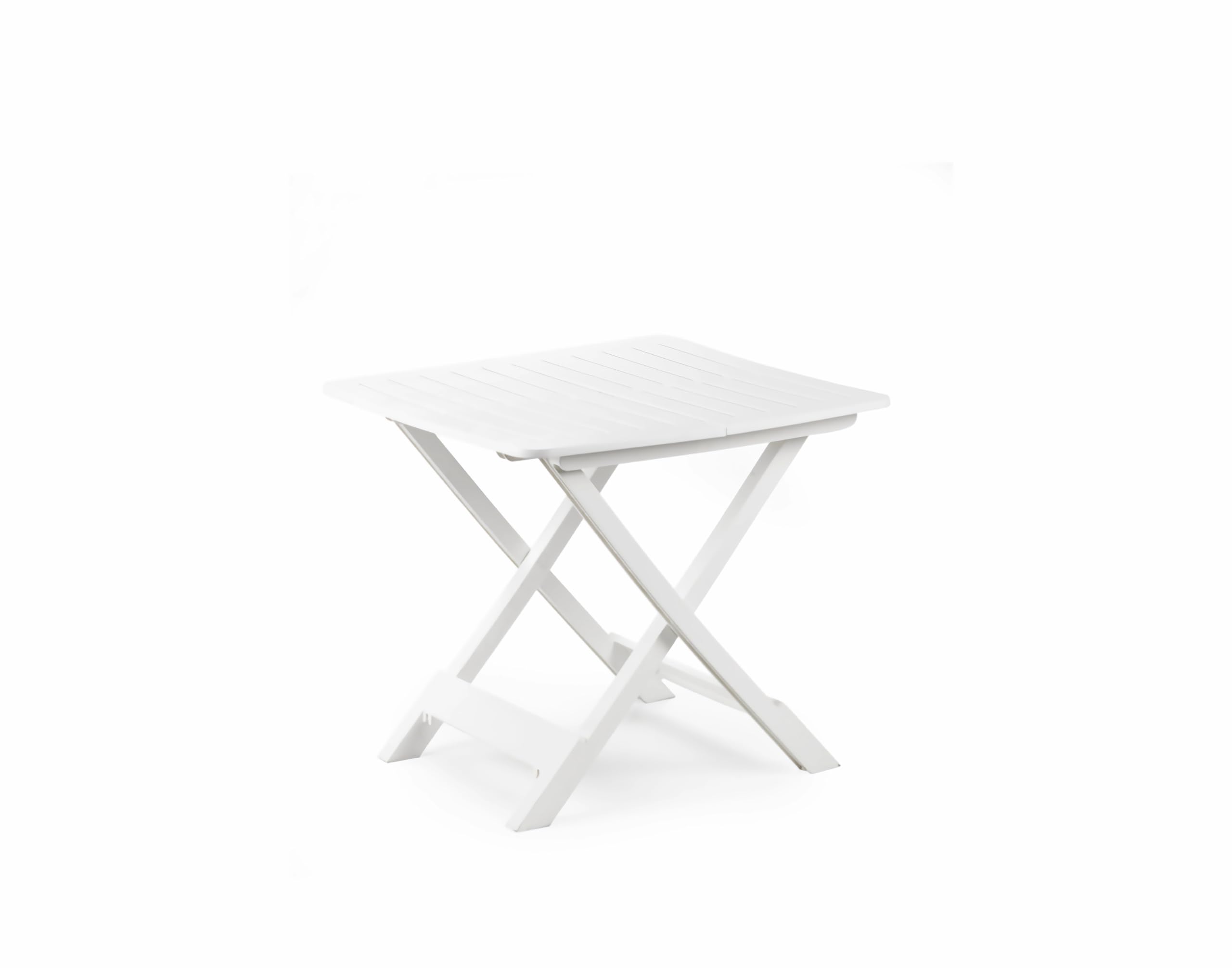 Tavolo da Giardino Modello Tevere da esterno in Robusta Plastica 79x72x70 Compreso 2 Sedie Birki Pieghevole per un Facile Trasporto per Camping Picnic