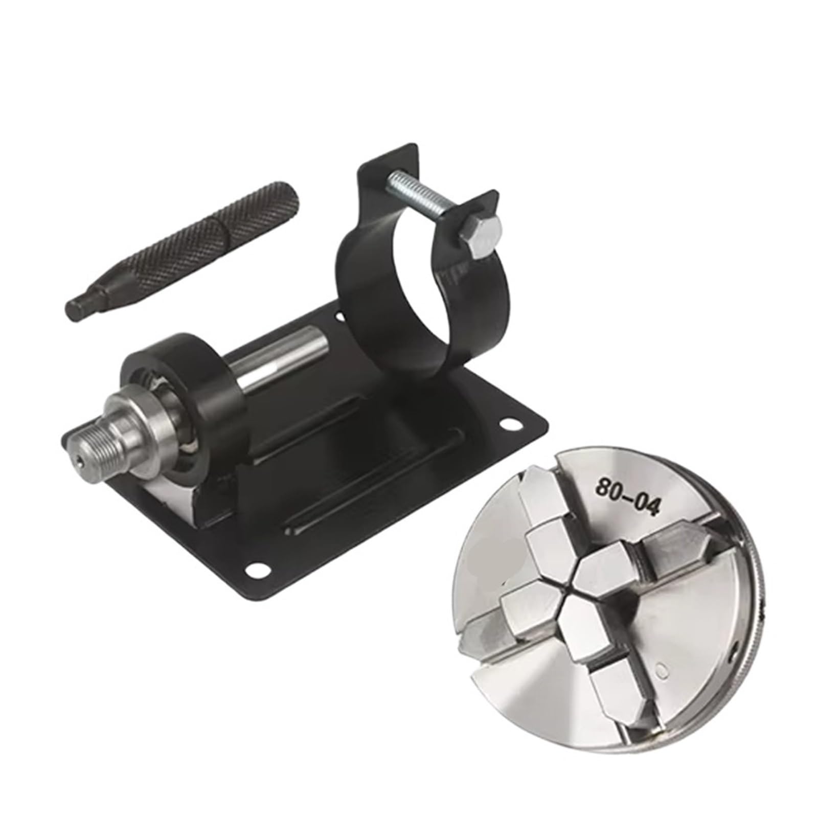 Iklaaqetbxps 80Mm 4Jaw 3 4 Jaw Self-Centering Mini Lathe Chuck Parts