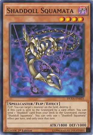 YU-GI-OH! - Shaddoll Squamata (DUEA-EN025) - Duelist Alliance - 1st Edition - Common