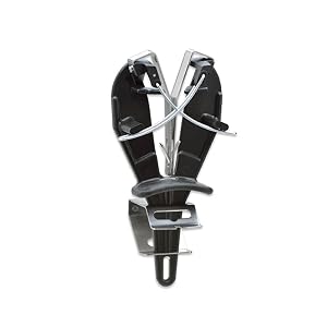 Giesser Since 1776 Made in Germany Sharp Easy Knife Sharpener with Holder Sharpening Steel Double Function Black 9980