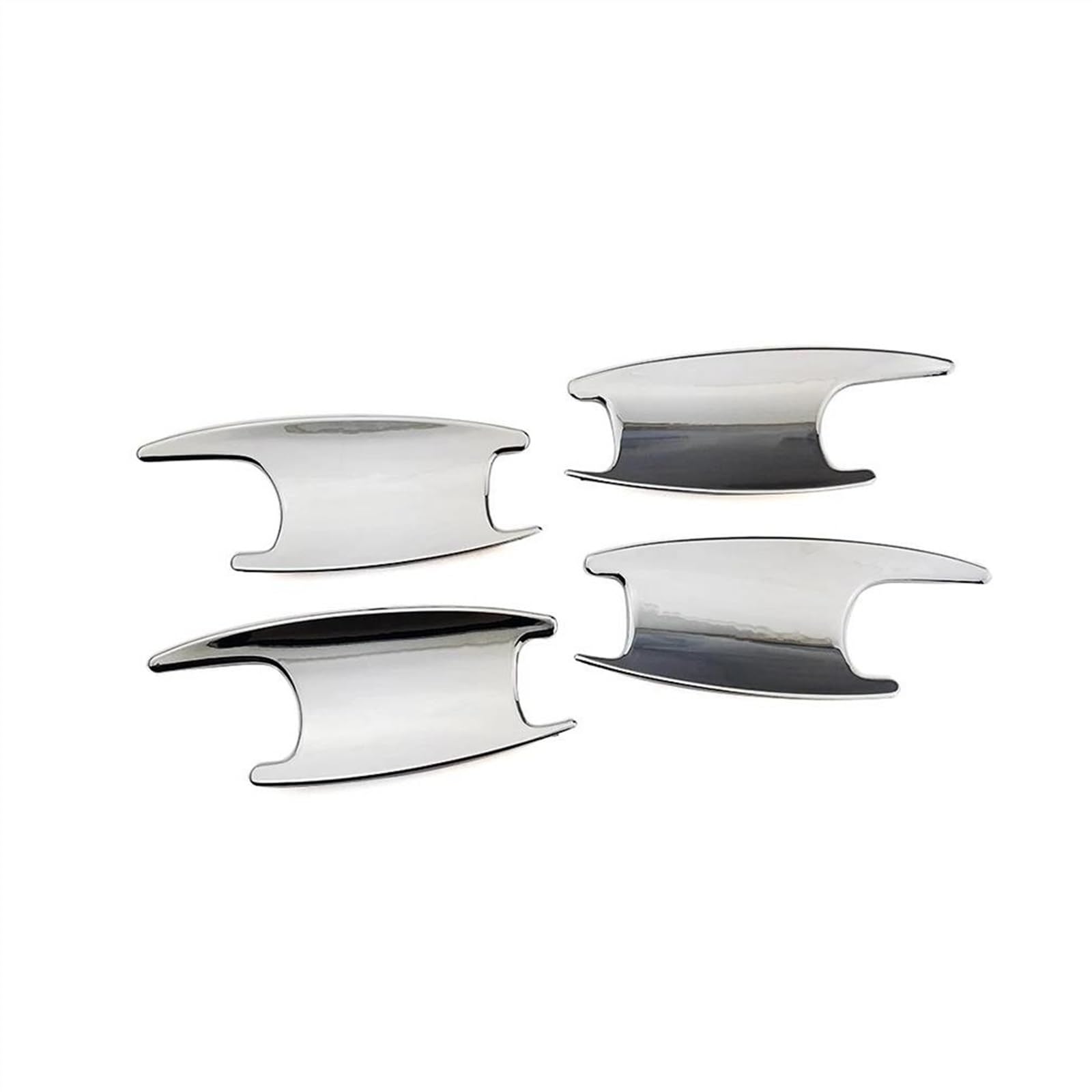 SLIMES Exterior Refit Car Door Handle Bowl Cover Modify Frame Trim for Benz A B C E CLA GLB GLC GLE GLS Class 2020 2021 Protection(Silver 1)
