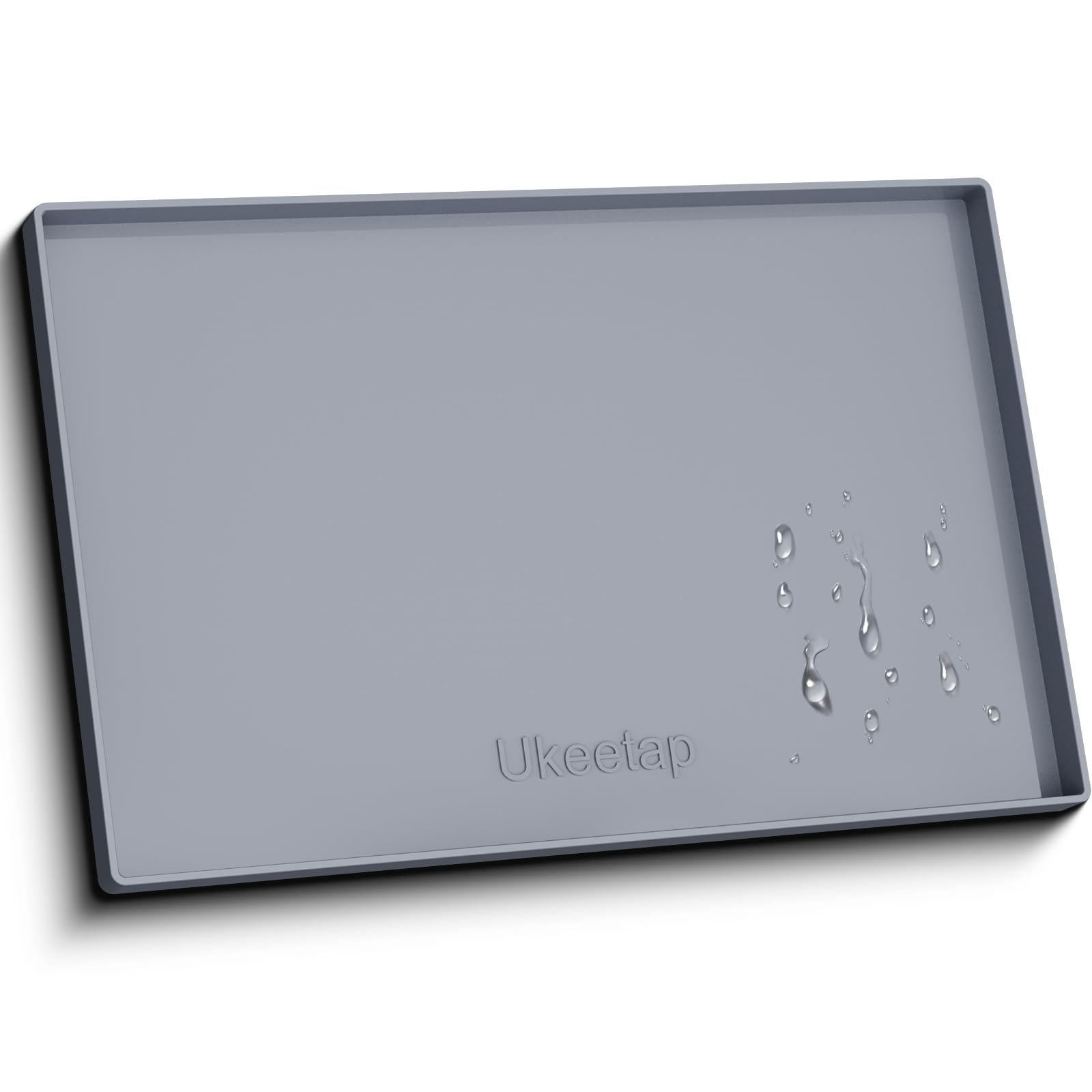 Silicone Feeding Mat - Waterproof & Raised Edge -12