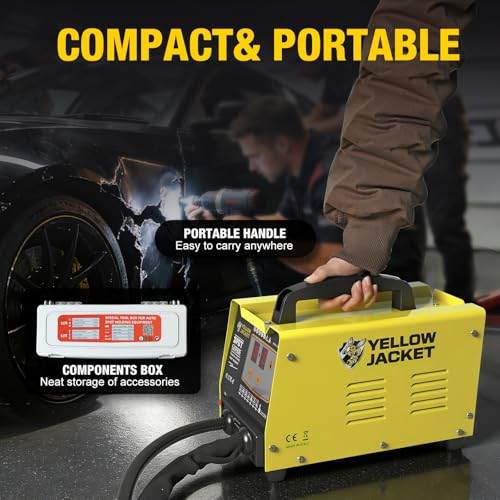 YELLOW JACKET Stud Welder Dent Repair Kit, 3KW Spot Welder Dent Puller, Auto/Manual Welding & 7 Modes, 110V Auto Body Spot Welding Dent Repair Machine for Car, Truck & Steel Panels by YELLOW JACKET - Image 5