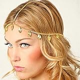 diadema dorada amazon La diadema de frente de festival es adecuada para novias de boda, vestidos de graduación, fiestas de disfraces, juegos de disfraces y cualquier evento especial. Puede llenarte de encanto entre la multitud.