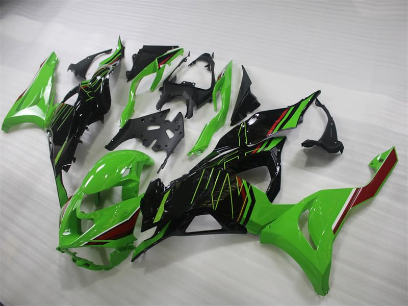 negiフォーム Amazon.com: NT Green Red Black Fairing Fit for 2024 2025 ZX6R ZX
