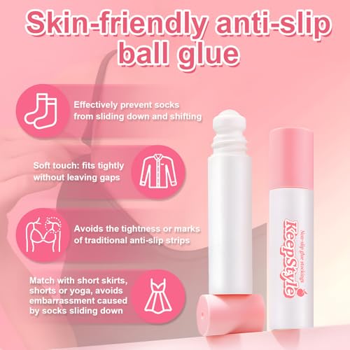 Kleber für Kompressionsstrümpfe, Hautkleber für Kleidung, Klamotten Kleber Auf Haut, Geeignet Zum Kompressionsstrümpfen, Strumpfhosen, Schultergurten KleinTragbar y Langlebig, 40g