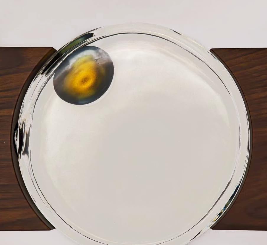ClocTeck FerroFluid Display Flasche Dacing Ferrofluid Music Rhythm Mate, magnetisches flüssiges Schreibtischdisplay (120 ml) (Gold)