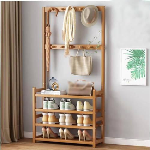 Porte-manteau d'angle pour rangement d'entrée de studio étroit