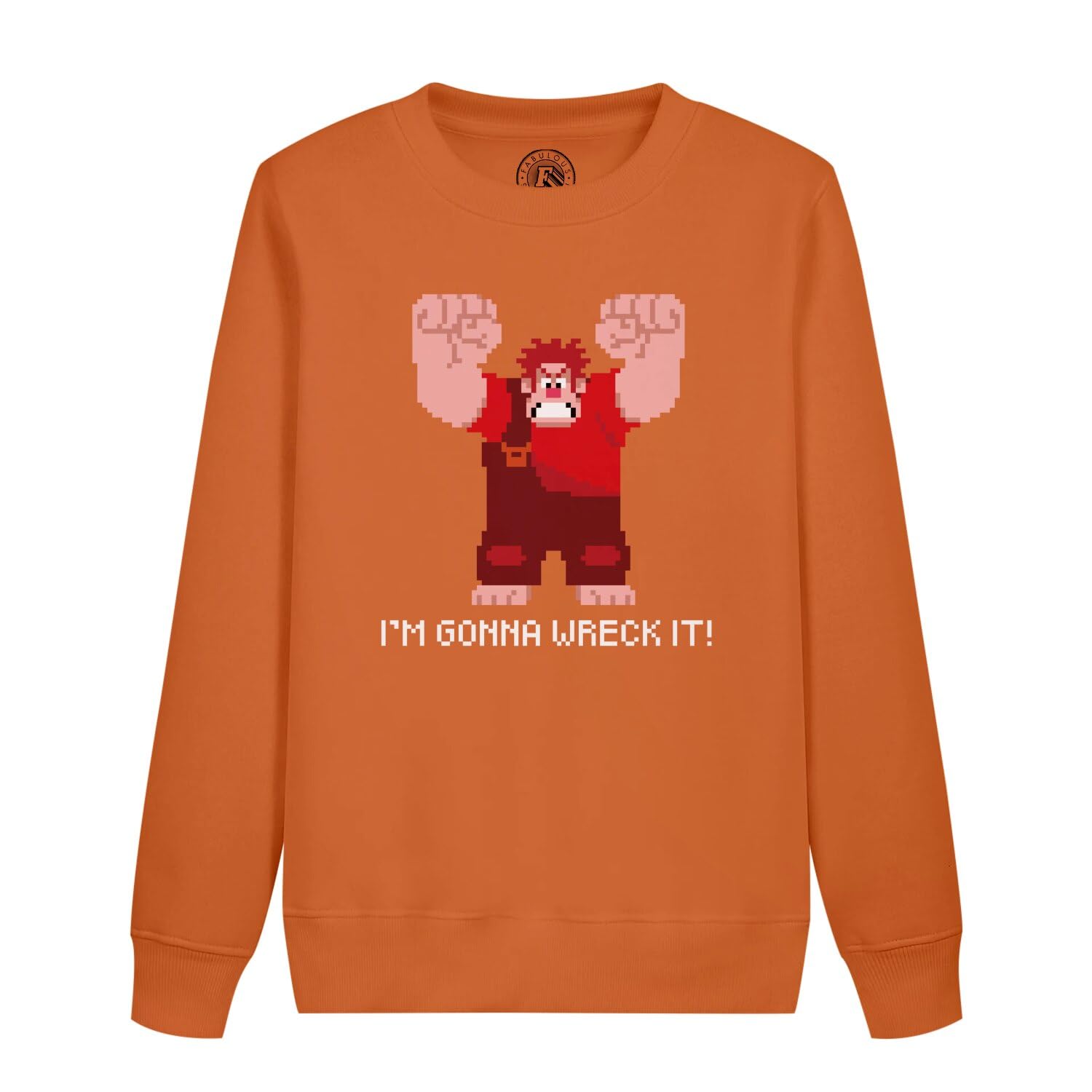 Sweatshirt enfant Ralph la Casse retro gaming 8 bits en coton noir - 4