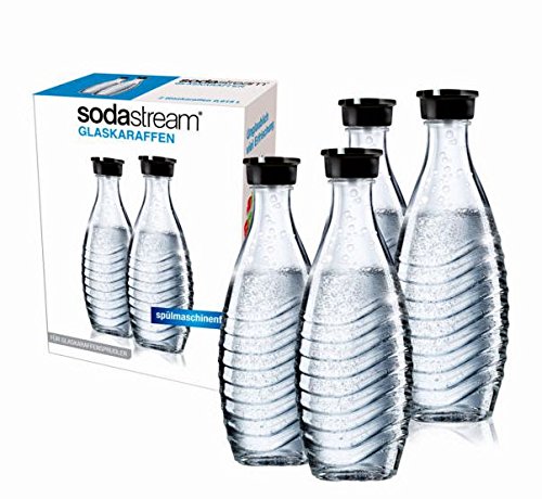 Preisvergleich Produktbild 2 x DUO Pack Glaskaraffen Soda Stream 0,6l