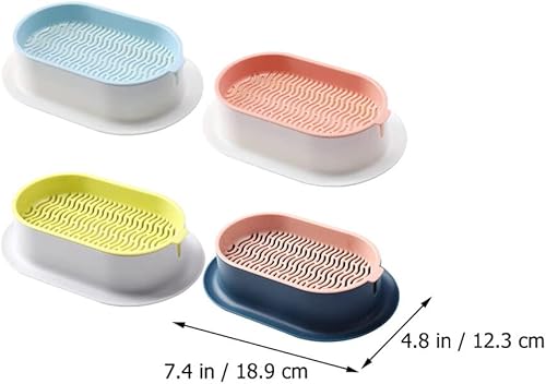 Miniatura 6 de Tofficu Kit de 4 macetas de césped para gatos, caja de cultivo hidropónico, kit de maceta de césped para gatos sin suelo para interiores, colores