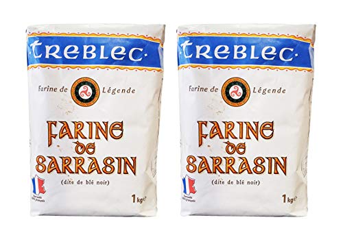 Treblec Farine de Sarrasin French Imported Buckwheat Flour (2 Pack, Total of 4.4lbs) image 3