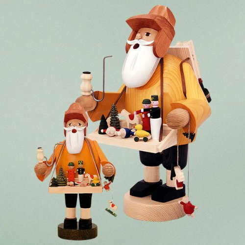 Figurine homme encens idée cadeau authentique en bois