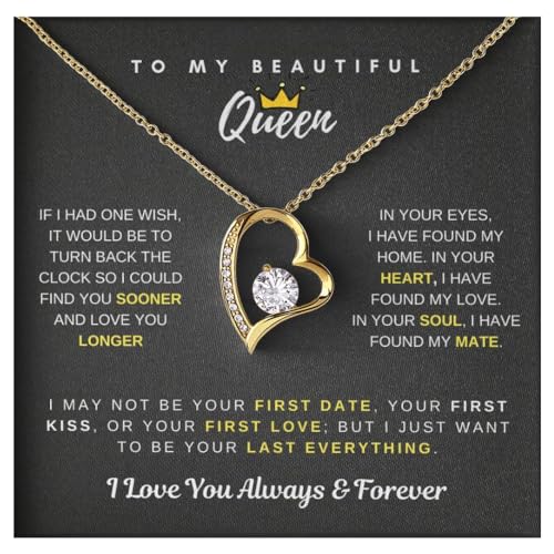 Momavo Jewelry To My Beautiful Queen I Just To Your Last Everything - Forever Love �l�b�N���X�A�ȂցA���̃\�E�����C�g�A�Ȃւ̃��}���`�b�N�ȃM�t�g�A���̋i���z�b�g���C�t�l�b�N