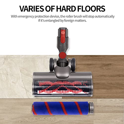 Jonr Motorhead Attachment For Dyson V7 V8 V10 V11 V15 Hardwood Floor Replacement Roller Cleaner Head With Led Headlights (With 2 Brush Bars) #TOP1