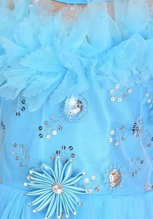 Image of Handcrafted Pori Ethnic Party Frock for