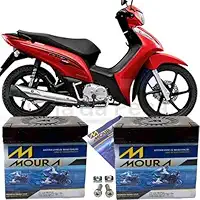 Bateria Biz 125 Motocicleta Biz 125 Ex 2011 À 2015 Moura