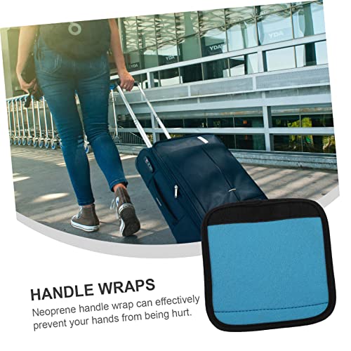 VALICLUD 4 Unidades De Tags Identificadores Para Bolsas Capas De Selas Acessórios Pinça Neoprene Cap