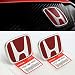 2006-2015 Honda JDM RED CIVIC 4dr. SEDAN ONLY Emblem logo badge 2 pieces SET by Honda