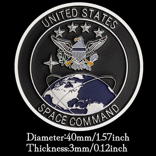 Moneda Conmemorativa Fuerza Espacial Estados Unidos miniatura 5