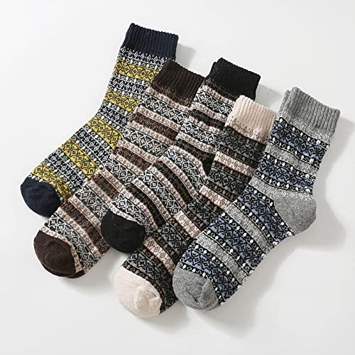 Image of Womens Wool Knit Winter Socks