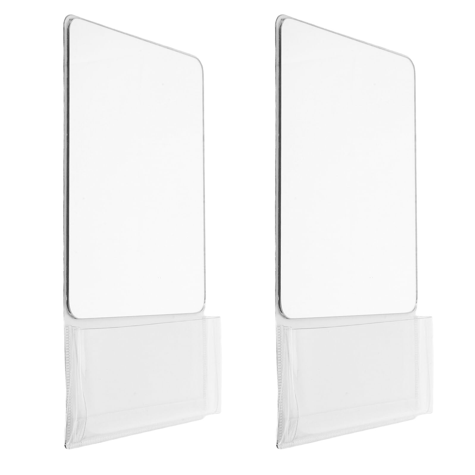 Miroir magnétique pour casier d'école, réfrigérateur et bureau au design blanc