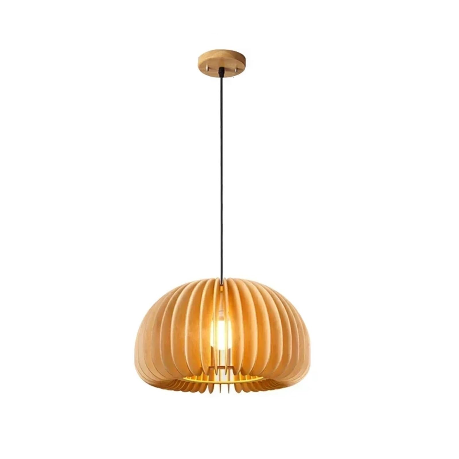 Akdjgfp Dia 30Cm Rattan Lampshade Rattan Pendant Light Kitchen Suspension Home Hanging Lampshade(Dia 30Cm)