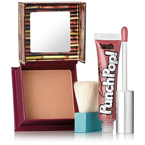 Benefit Hoola Matte Bronzer And Punch Pop Liquid Lip Color in Pink Berry