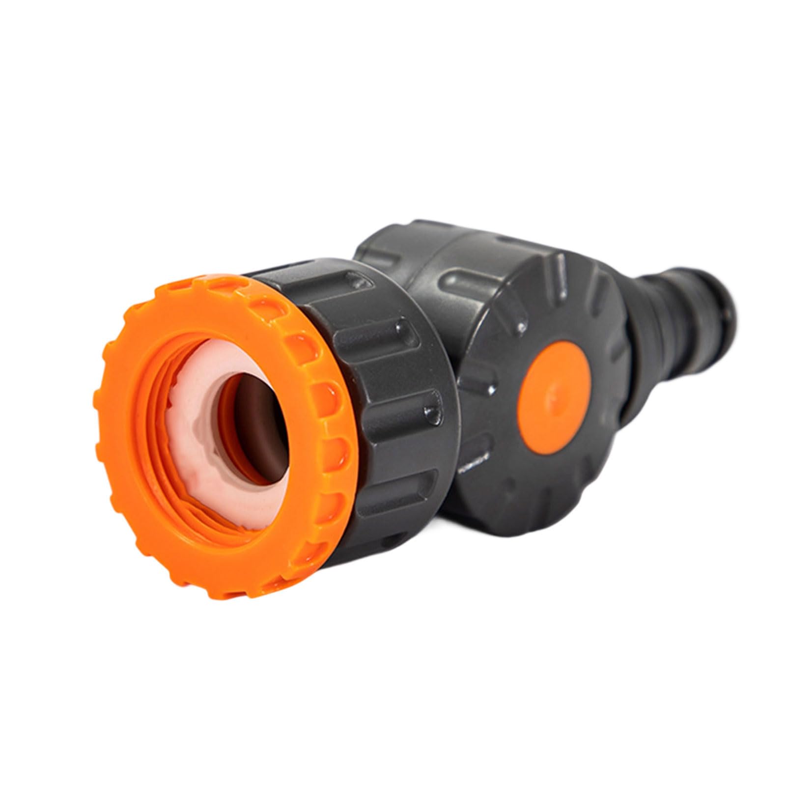 Msioytog Multicolor Ergonomic Abs Rotating Hose Adapter With On/Off 6-Point Thread Leakproof Fitting For Garden Irrigation Rotating Spout Adapter