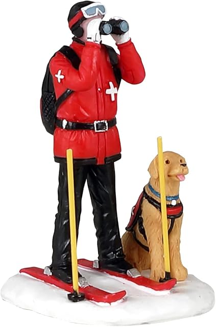 Lemax 12028 Vail Village Figurine: Ski Patrol