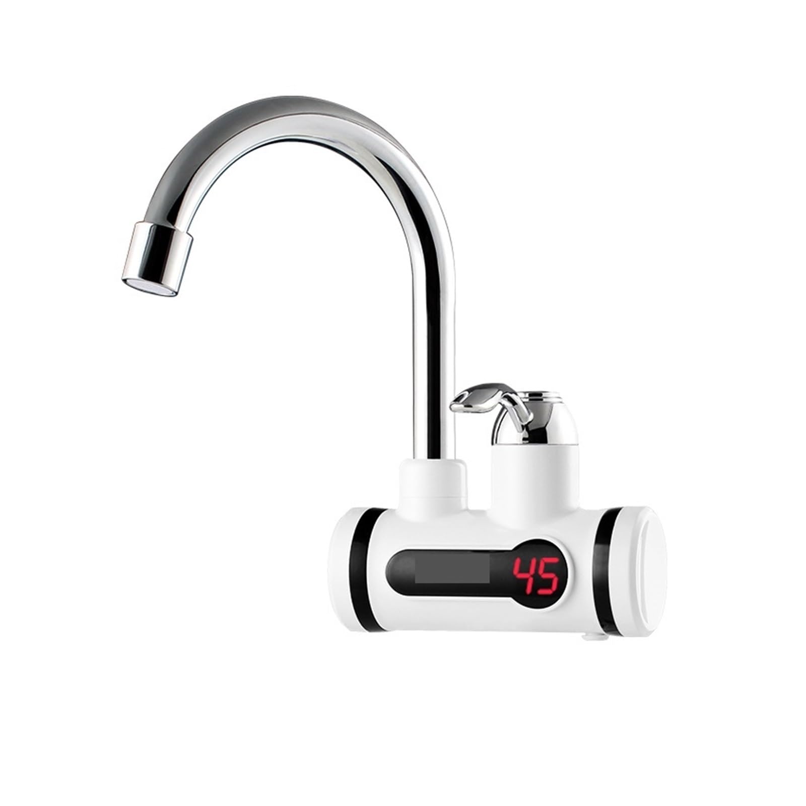 LNHHG Instant Tankless Water Heater Tap,Instantaneous Faucet Kitchen Water Heater Crane,Instant Hot Water Faucet Digital(Digital lateral smal)