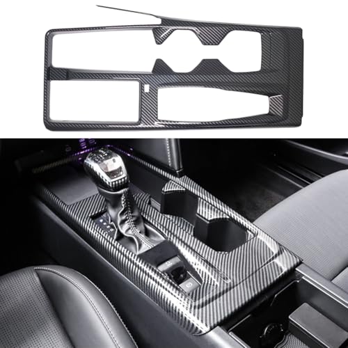 Kolya Compatible with 2025 Toyota Camry Accessories Center Console Gear Shift Panel Frame Cover Trim (Carbon Fiber Color) - North American Version